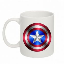 Чашка 320ml Щит Капитана Америка