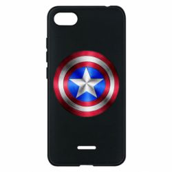 Чехол для Xiaomi Redmi 6A Щит Капитана Америка - PrintSalon