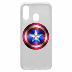 Чехол для Samsung A40 Щит Капитана Америка - PrintSalon