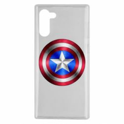 Чохол для Samsung Note 10 Щит Капітана Америка-PrintSalon Чохол для Samsung Note 10 Щит Капітана Америка