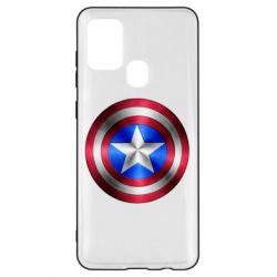 Чехол для Samsung A21s Щит Капитана Америка