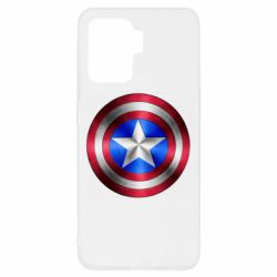 Чехол для Oppo Reno 5 Lite Щит Капитана Америка - PrintSalon