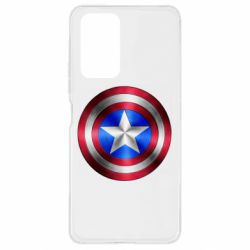 Чохол для Xiaomi Redmi Note 10 Pro Щит Капітана Америка