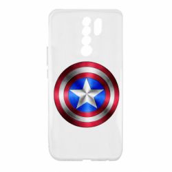 Чехол для Xiaomi Redmi 9 Щит Капитана Америка - PrintSalon