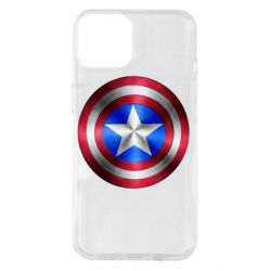 Чехол для iPhone 14 Щит Капитана Америка - PrintSalon