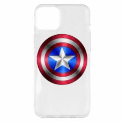 Чехол для iPhone 14 Plus Щит Капитана Америка - PrintSalon