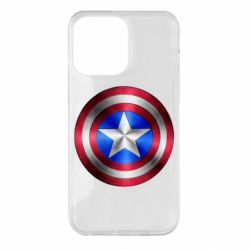 Чехол для iPhone 14 Pro Max Щит Капитана Америка - PrintSalon