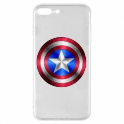 Чехол для iPhone 7 Plus Щит Капитана Америка - PrintSalon