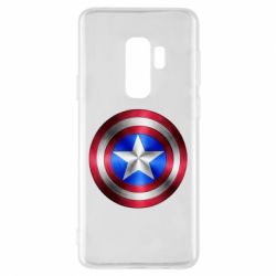 Чехол для Samsung S9+ Щит Капитана Америка - PrintSalon