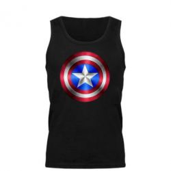 Майка чоловіча Щит Капітана Америка-PrintSalon Майка чоловіча Щит Капітана Америка