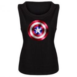 Женская майка Щит кэпа - PrintSalon