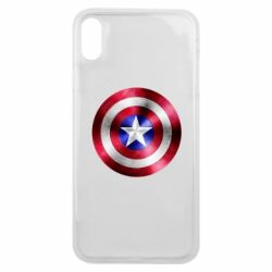 Чехол для iPhone Xs Max Щит кэпа - PrintSalon