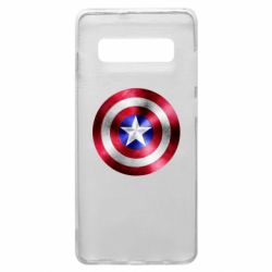 Чехол для Samsung S10+ Щит кэпа - PrintSalon