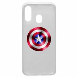 Чехол для Samsung A40 Щит кэпа - PrintSalon