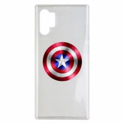 Чехол для Samsung Note 10 Plus Щит кэпа - PrintSalon