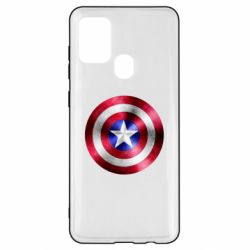 Чехол для Samsung A21s Щит кэпа