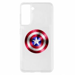 Чехол для Samsung S21 Щит кэпа - PrintSalon