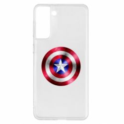 Чехол для Samsung S21+ Щит кэпа - PrintSalon