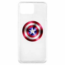 Чехол для Oppo A73 Щит кэпа - PrintSalon