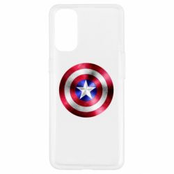 Чехол для Oppo Reno 4 Щит кэпа - PrintSalon