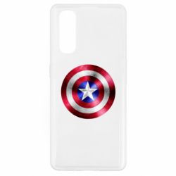 Чехол для Oppo Find X2 Щит кэпа - PrintSalon