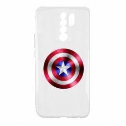 Чехол для Xiaomi Redmi 9 Щит кэпа - PrintSalon