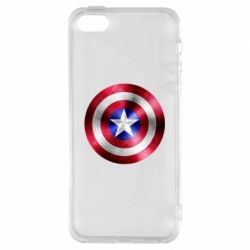 Чехол для iPhone5/5S/SE Щит кэпа - PrintSalon