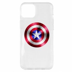 Чехол для iPhone 14 Plus Щит кэпа - PrintSalon