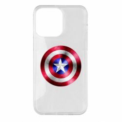 Чехол для iPhone 14 Pro Max Щит кэпа - PrintSalon