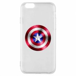 Чехол для iPhone 6/6S Щит кэпа - PrintSalon