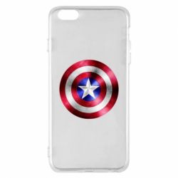 Чехол для iPhone 6 Plus/6S Plus Щит кэпа - PrintSalon