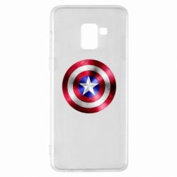 Чехол для Samsung A8+ 2018 Щит кэпа - PrintSalon