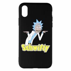 Чехол для iPhone X/Xs Schwifty - PrintSalon