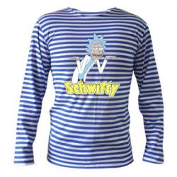 Тельняшка с длинным рукавом Schwifty - PrintSalon