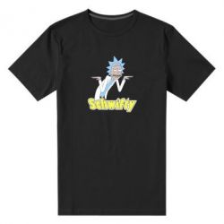 Мужская футболка премиум Schwifty - PrintSalon