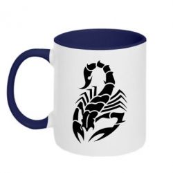 Чашка двухцветная 320ml Scorpio - PrintSalon