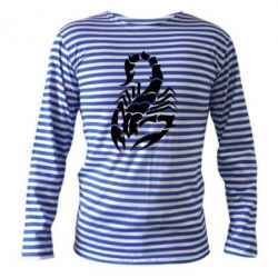 Тельняшка с длинным рукавом Scorpio - PrintSalon