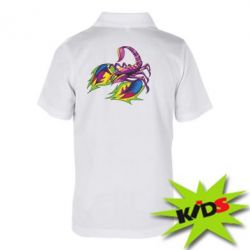 Детское поло Scorpion tattoo - PrintSalon