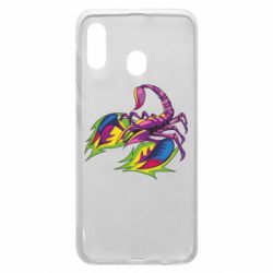 Чехол для Samsung A20 Scorpion tattoo - PrintSalon