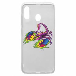 Чехол для Samsung A30 Scorpion tattoo - PrintSalon