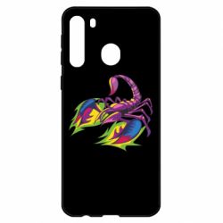 Чехол для Samsung A21 Scorpion tattoo - PrintSalon
