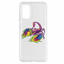 Чехол для Samsung S20 Scorpion tattoo-PrintSalon Чехол для Samsung S20 Scorpion tattoo
