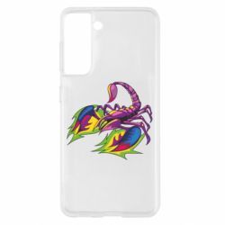 Чехол для Samsung S21 Scorpion tattoo - PrintSalon
