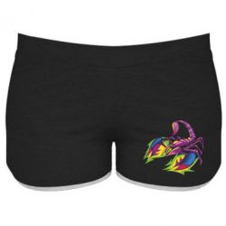 Женские шорты Scorpion tattoo - PrintSalon