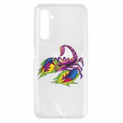 Чехол для Realme 6 Scorpion tattoo - PrintSalon