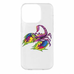 Чехол для iPhone 14 Pro Scorpion tattoo - PrintSalon