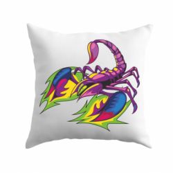 Подушка Scorpion tattoo - PrintSalon