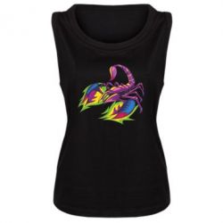 Женская майка Scorpion tattoo - PrintSalon