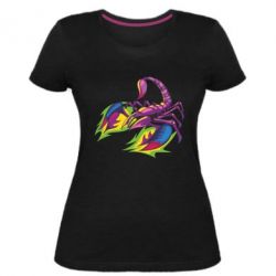 Женская премиум футболка Scorpion tattoo - PrintSalon