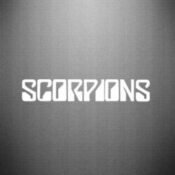 Наклейка Scorpions - PrintSalon